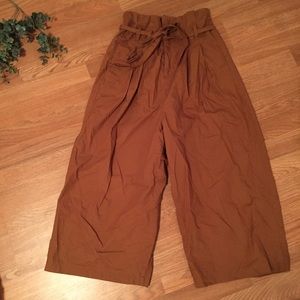 Urban Outfitters Paper Bag Waist Crop Pants